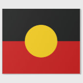 Aboriginal vlag Australië Cadeaupapier (Vlak)