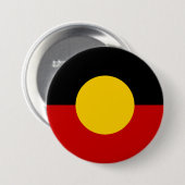 Aboriginal vlag Australië Ronde Button 7,6 Cm (Voorkant /achterkant)