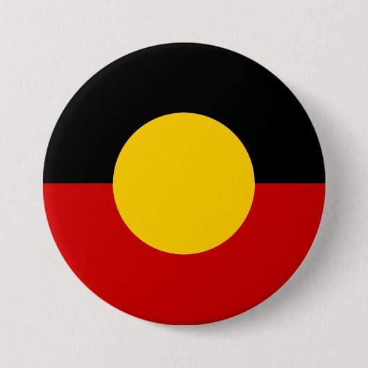 Aboriginal vlag Australië Ronde Button 7,6 Cm (Voorkant)
