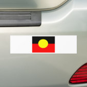 aboriginal-vlag bumpersticker (Op auto)