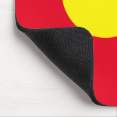 Aboriginal vlag muispad muismat (Hoek)