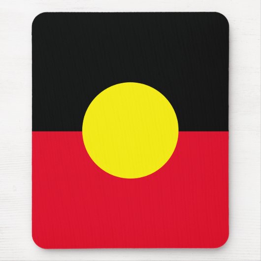 Aboriginal vlag muispad muismat (Voorkant)
