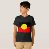 aboriginal-vlag t-shirt (Voorkant volledig)