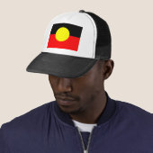aboriginal-vlag trucker pet (In situ)
