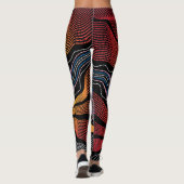 Aboriginalpatroon-1-Leggings Leggings (Achterkant)