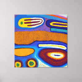 Aboriginals Abstract Art Vol 04 Canvas Afdruk