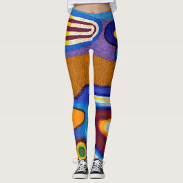 Aboriginals Abstract Art Vol 04 Leggings
