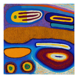 Aboriginals Abstract Art Vol 04 Perfect Poster