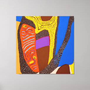 Aboriginals Abstract Art Vol 09 Canvas Afdruk