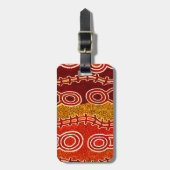 Aboriginals . bagagelabel (Voorkant verticaal)