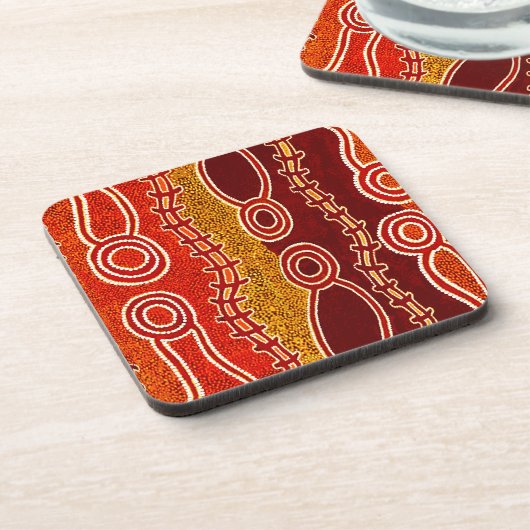 Aboriginals . bier onderzetter (Linkerzijde)