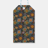 Aboriginals bloemen met stift Label Cadeaulabel (Achterkant)
