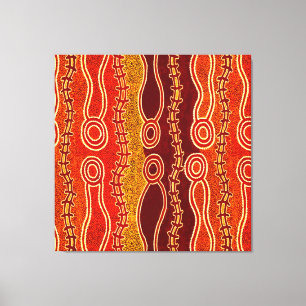 Aboriginals . canvas afdruk
