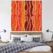Aboriginals . canvas afdruk (Insitu (Slaapkamer))
