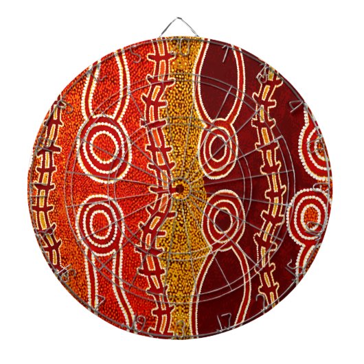 Aboriginals . dartbord (Voorkant)