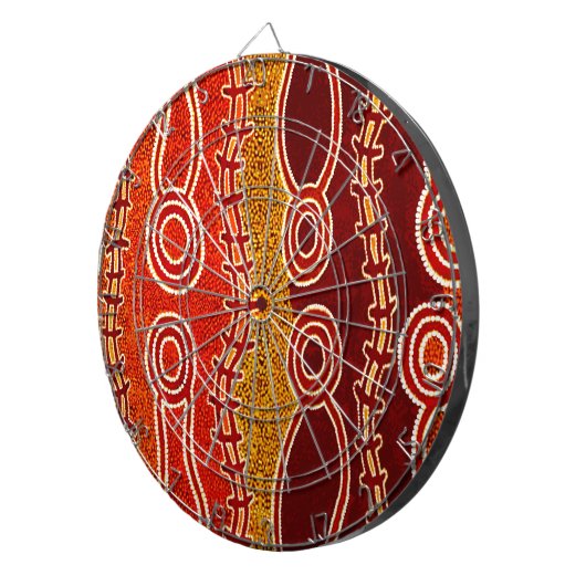 Aboriginals . dartbord (Voorkant Rechts)