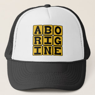 Aborigine, Australische inboorling Trucker Pet