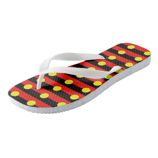 Aborigine Flag —.png Teenslippers (Schuin)