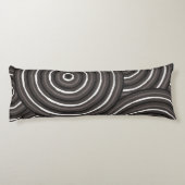 Aborigineel lijnschilderij lichaamskussen (Achterkant)