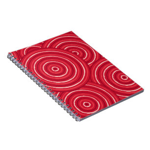 Aborigineel lijnschilderij notitieboek