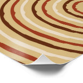 Aborigineel lijnschilderij perfect poster (Hoek)