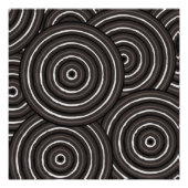 Aborigineel lijnschilderij perfect poster (Voorkant)