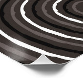 Aborigineel lijnschilderij perfect poster (Hoek)