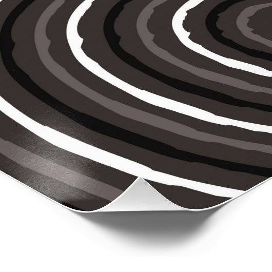 Aborigineel lijnschilderij perfect poster (Hoek)