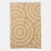 Aborigineel lijnschilderij theedoek (Verticaal)