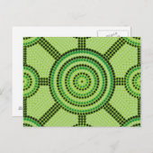 Aborigineel schilderij briefkaart (Voorkant / Achterkant)