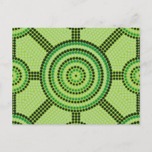 Aborigineel schilderij briefkaart