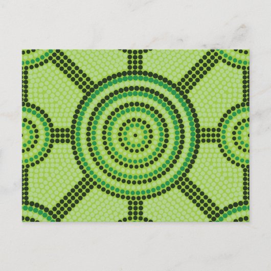 Aborigineel schilderij briefkaart (Voorkant)