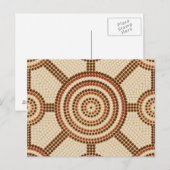 Aborigineel schilderij briefkaart (Voorkant / Achterkant)