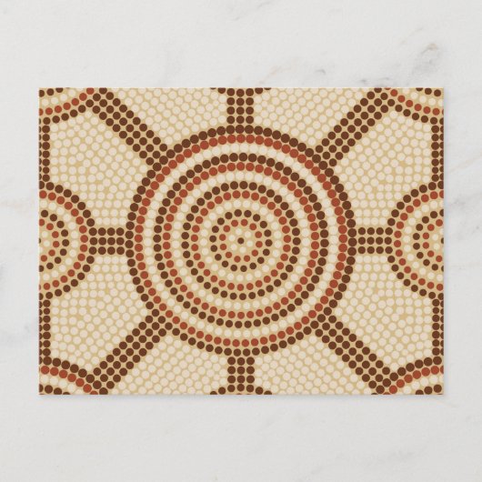 Aborigineel schilderij briefkaart (Voorkant)