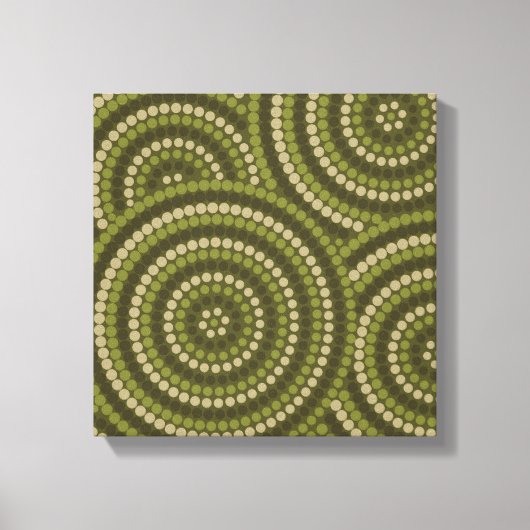 Aborigineel schilderij canvas afdruk (Voorkant)