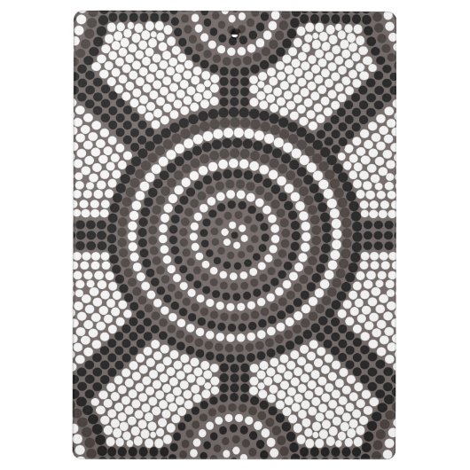 Aborigineel schilderij klembord (Achterkant)