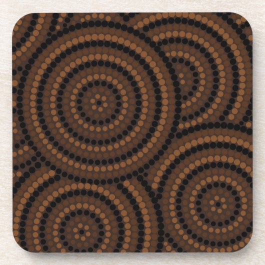 Aborigineel schilderij onderzetter (Voorkant)