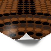 Aborigineel schilderij perfect poster (Hoek)