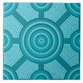 Aborigineel schilderij tegeltje (Voorkant)