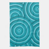 Aborigineel schilderij theedoek (Verticaal)