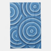 Aborigineel schilderij theedoek (Verticaal)