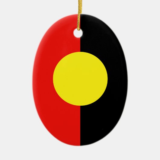 Aborigines Keramisch Ornament (Voorkant)