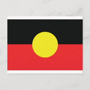 aborigini australia vlag briefkaart