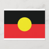 aborigini australia vlag briefkaart (Voorkant)
