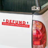 Aboringaanbieders aflossen bumpersticker (Op Truck)
