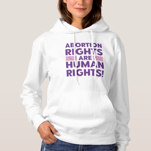 Aboringrechten zijn mensenrechten hoodie (Voorkant)