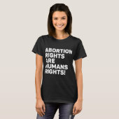 Aboringrechten zijn mensenrechten t-shirt (Voorkant volledig)