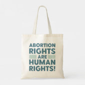 Aboringrechten zijn mensenrechten tote bag (Achterkant)