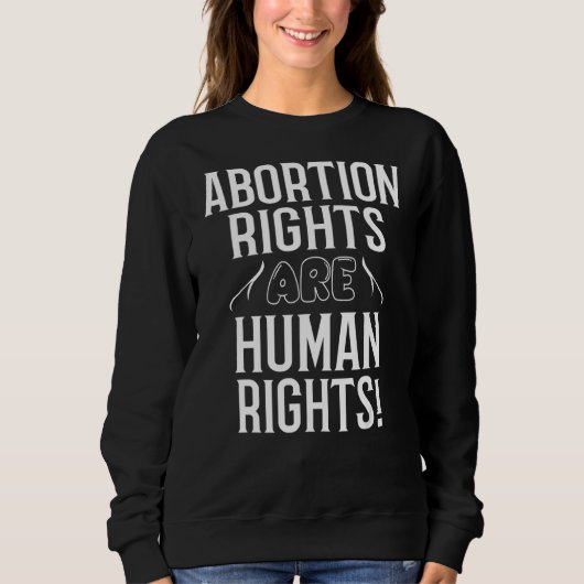 Aboringrechten zijn mensenrechten trui (Voorkant)