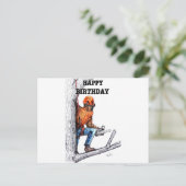 Aboristisch cadeau chirurg Birthday. Briefkaart (Staand voorkant)